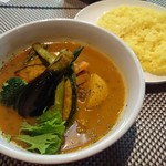 ナマステネパール - チキン野菜スープカレー(1100円)