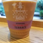 デンマーク・ザ・ロイヤルカフェテラス - アイスカフェラテ