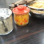 資さんうどん - とろろ、漬物、天かす