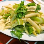 龍麺坊 - 湯葉とセロリ和え