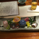 島之内 一陽 - お造り盛り合わせ。次回に期待！！