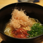 串処小林 - 冷たい梅素麺