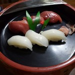 鮨 割烹 若竹 - 追加のマグロとイカ
