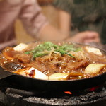 太田なわのれん - 料理写真:ぶつ切り牛鍋