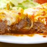 レストラン てんすい - 断面 3cm位ある厚さ