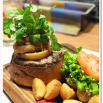 エスニックバーベキューバーガー