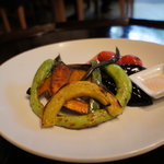 本日の野菜の釜焼き