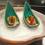 日本料理 潤花 - ２０１６年８月１３日　先付けプレゼンテーション