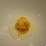 レストラン ラッセ - 28年8月　スペシャリテ　4種チーズを包み込んだラビオリ