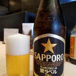 すぎ田 - 瓶ビール・中瓶(600円）