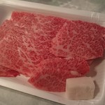 Kakiya Su Seiniku - 北さつま牛 鹿児島県産牛バラ カルビ焼肉用 1580円/100g