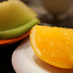 さ行 - 2016年8月_みかんゼリーとメロン