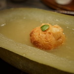 さ行 - 2016年8月_ゴマ豆腐が冬瓜のお椀に～