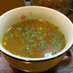 ドムジンスパイスカフェ - 野菜たっぷりカレー風味のスープ・ドゥ・レギューム