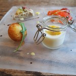 バローレ - 前菜の盛り合わせ。