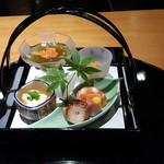 茶寮 瀧乃家 - 八寸色々。。これはまぁまぁどした。