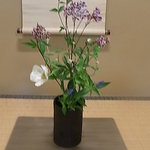 茶寮 宝泉 - 床の間の生花