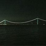 THE KOBECRUISE ルミナス神戸2 - ルミナス神戸2甲板から明石海峡大橋を