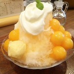 かき氷専門店&スイーツ えびす - メロンの何とか1188円