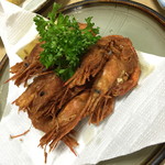 動坂食堂 - 甘エビからあげ（４００円）２０１６年８月
