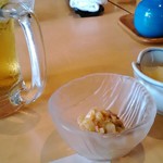 寿司栄 - お通しの小皿から美味い。