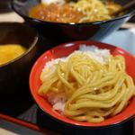 麺屋ここいち - うまこくタレカツカレーらーめん　813円　＋　ライス小　86円