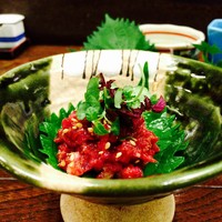 馬春楼 北新地総本店 - 桜なめろう!!ネットリしていてお酒が進む一品♪