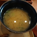 小田急 山のホテル - 味噌汁