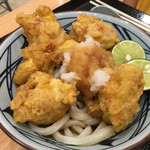 丸亀製麺 - 鶏天すだちぶっかけ