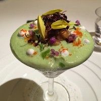 メイ - 枝豆のムースと甲殻類のジュレ