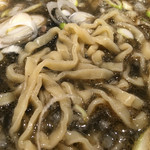 つけめんTETSU 壱の木戸 - 塩ラーメン NINJA BLACK（850円）