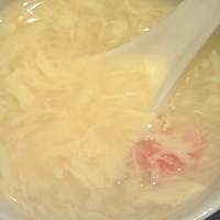 御膳房 六本木店 - 五目あんかけ焼きそば 1050円 の玉子スープ