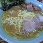 家系ラーメン まこと家 - 2016/08/14 午前11時ごろラーメン麺硬め，当たりの日