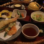 季の屋 - 華かご天ぷら膳