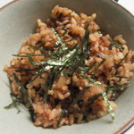 阿藻珍味 - 刻み海苔をかけていただきます。