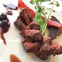 Kobe Grill - 赤ワインとはちみつ、ベリーのソース♪