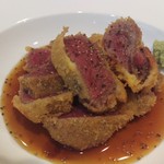 酒場わたなべ - 和牛のヒレカツ