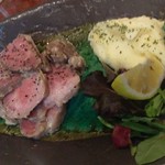 酒場わたなべ - 岩中豚の肩ロース酒粕漬グリル