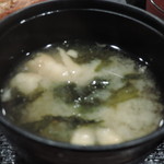 日本酒・和食処 神田 木花 - お味噌汁