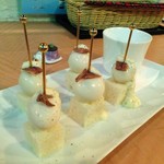 Espetalia - H.28.8.13.夜 たまごとアンチョビのピンチョス