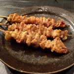 和鶏屋 - H.28.8.13.夜 皮(塩) @140円税別×3本