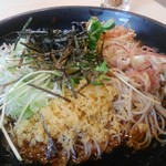 ゆで太郎 - 揚げ玉サイドです。