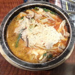 和牛カルビ屋　朱苑 - ユッケジャン温麺（ミニ）