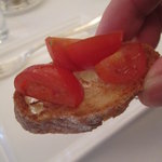 セント レジス ホテル - ブラスケット（マリネされているミニトマト）