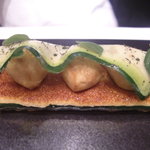 カンテサンス - フォアグラの揚げ物ha