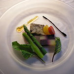 ヒカリヤ ニシ - さつま芋と茸のテリーヌ