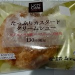 ローソン - たっぷりカスタードクリームシュー130円(2016/08)