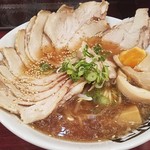 せんば吟匠 - トロトロチャーシューめん＋Ｗスープ仕様＋チャーシュー増量＋チャーシュー増量＋味玉＋味玉