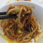 Hong Zhou Restaurant - カニみそあんかけ麺（招牌蟹粉拌麺）