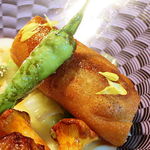 モナリザ - キスとフォワグラのクレピネット　セロリラブ風味　マデラソース